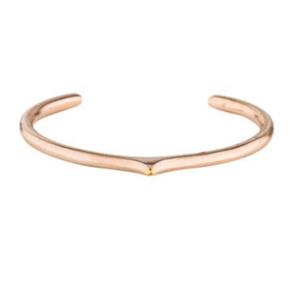 Jennifer Fisher Peak Bracelet 14k rose gold plated brass with appraisal